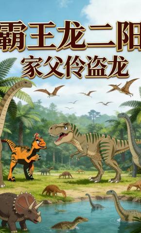 短剧《霸王龙二阳：家父伶盗龙》海报