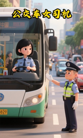 短剧《公交车女司机》海报