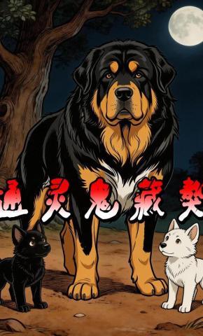 短剧《通灵鬼藏獒》海报