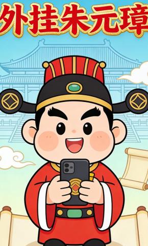 短剧《外挂朱元璋》海报