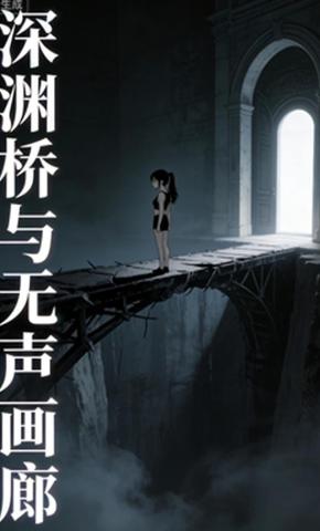 短剧《深渊桥与无声画廊》海报