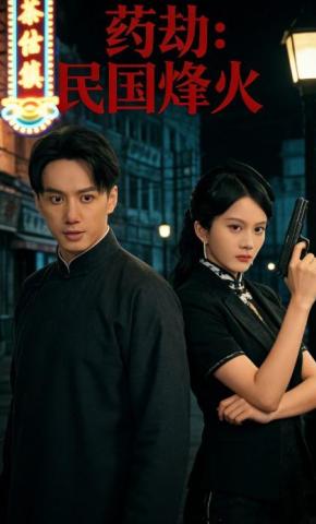 短剧《药劫：民国烽火》海报