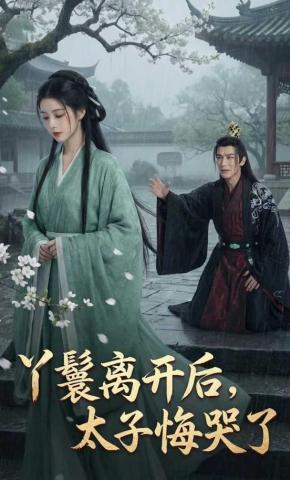 短剧《丫鬟离开后，太子悔哭了》海报