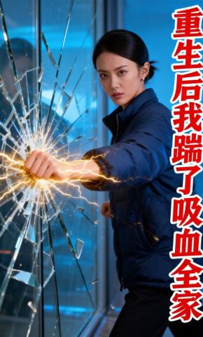 短剧《重生后我踹了吸血全家》海报