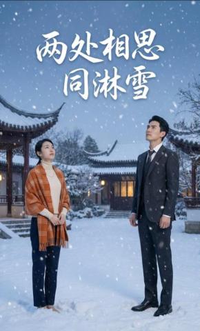 短剧《两处相思同淋雪》海报