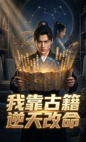 短剧《我靠古籍逆天改命》海报