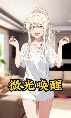 短剧《微光唤醒》海报