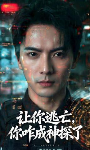 短剧《让你逃亡，你咋成神探了》海报