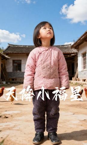 短剧《天降小福星》海报