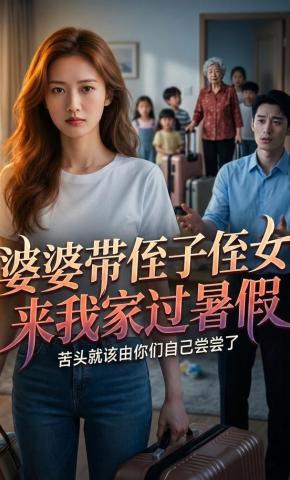 短剧《婆婆带侄子侄女来我家过暑假》海报