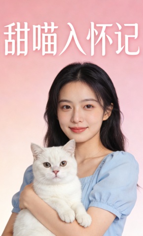 短剧《甜喵入怀记》海报