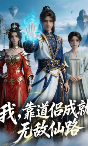 短剧《我，靠道侣成就无敌仙路》海报