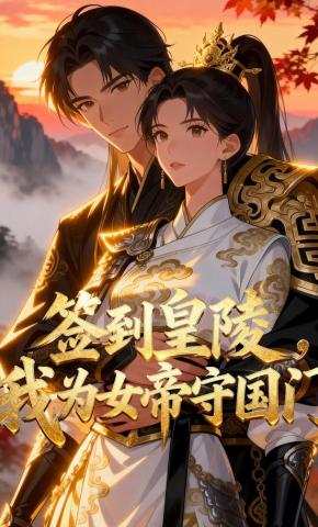 短剧《签到皇陵，我为女帝守国门》海报