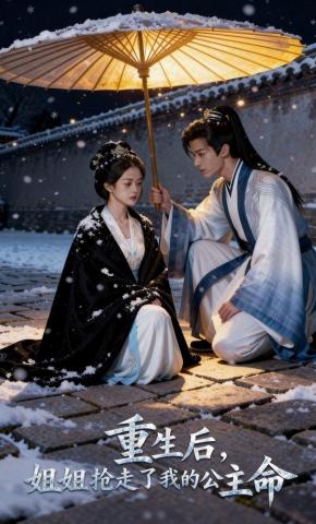 短剧《重生后，姐姐抢走了我的公主命》海报