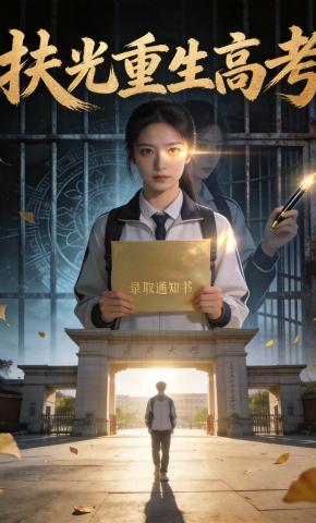 短剧《扶光重生高考》海报