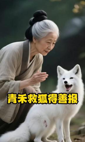 短剧《青禾救狐得善报》海报