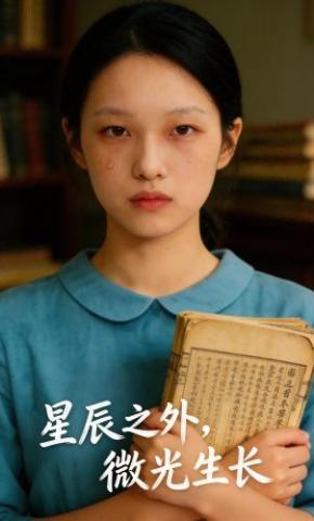 短剧《星辰之外，微光生长》海报