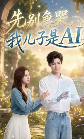 短剧《先别急哭，我儿子是AI》海报