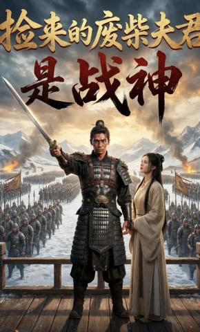 短剧《捡来的废柴夫君是战神》海报