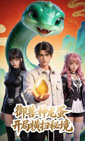短剧《御兽：神龙蛋开局横扫秘境》海报