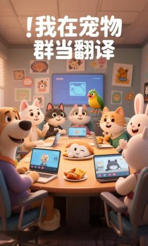 短剧《我在宠物群当翻译》海报