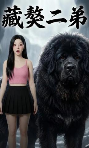 短剧《藏獒二弟》海报