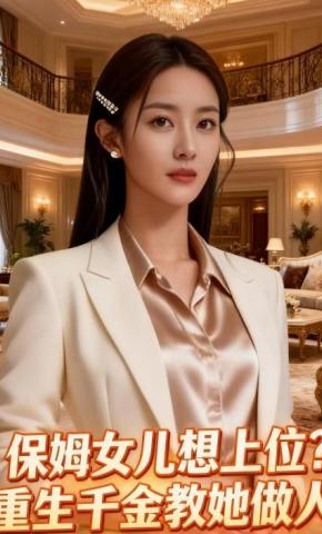 短剧《保姆女儿想上位？重生千金教她做人》海报