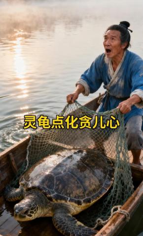 短剧《灵龟点化贪儿心》海报