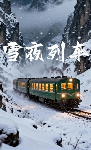 短剧《雪夜列车》海报