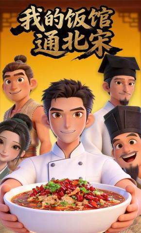 短剧《我的饭馆通北宋》海报