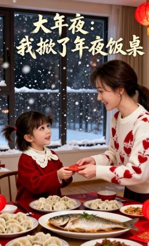 短剧《大年夜：我掀了年夜饭桌》海报