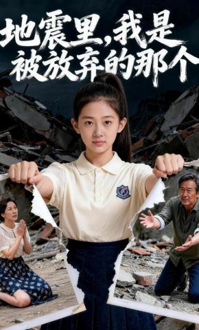 短剧《地震里，我是被放弃的那个》海报