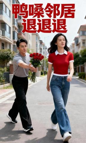 短剧《鸭嗓邻居退退退》海报