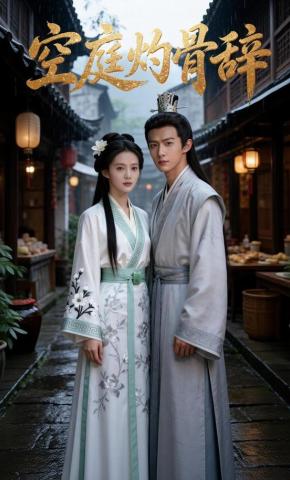 短剧《空庭灼骨辞》海报