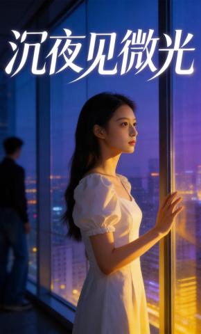 短剧《沉夜见微光》海报