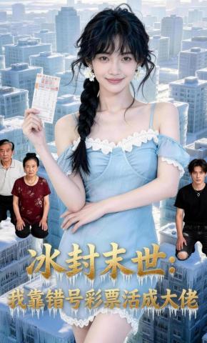 短剧《冰封末世：我靠错号彩票活成大佬》海报