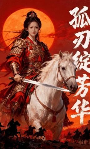 短剧《孤刃绽芳华》海报