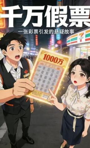 短剧《千万假票》海报