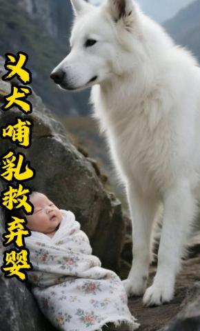 短剧《义犬哺乳救弃婴》海报