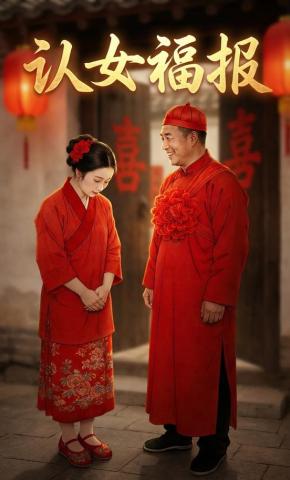 短剧《认女福报》海报