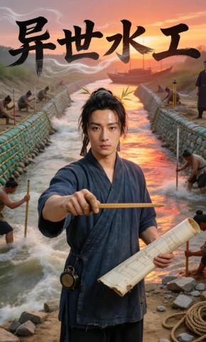 短剧《异世水工》海报