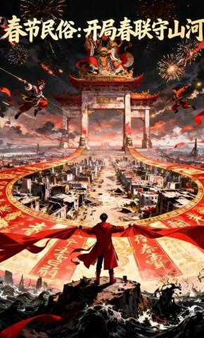 短剧《春节民俗：开局春联守山河》海报