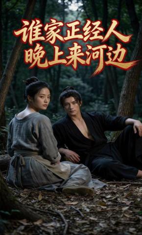 短剧《谁家正经人晚上来河边》海报