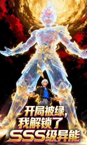 短剧《开局被绿，我解锁了SSS级异能》海报