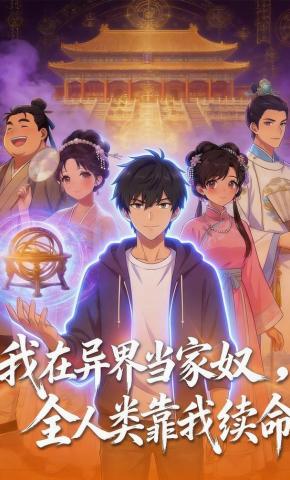 短剧《我在异界当家奴，全人类靠我续命》海报