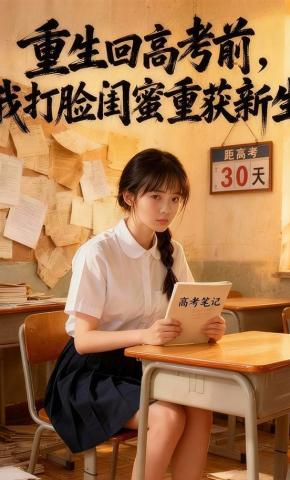 短剧《重生回高考前，我打脸闺蜜重获新生》海报