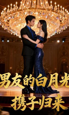 短剧《男友的白月光携子归来》海报