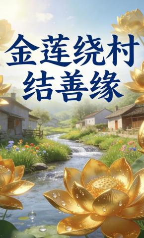 短剧《金莲绕村结善缘》海报