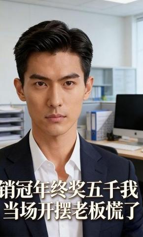 短剧《销冠年终奖五千我当场开摆老板慌了》海报