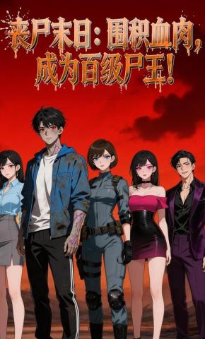短剧《丧尸末日：囤积血肉，成为百级尸王！》海报